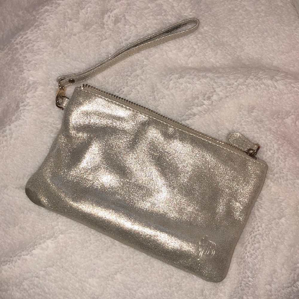 Hadley Butler Gold Wristlet w/ Phone Charger